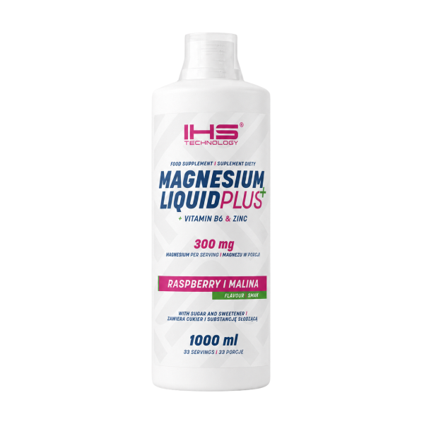 IHS - MAGNESIUM LIQUID PLUS 1000ml RASPBERRY